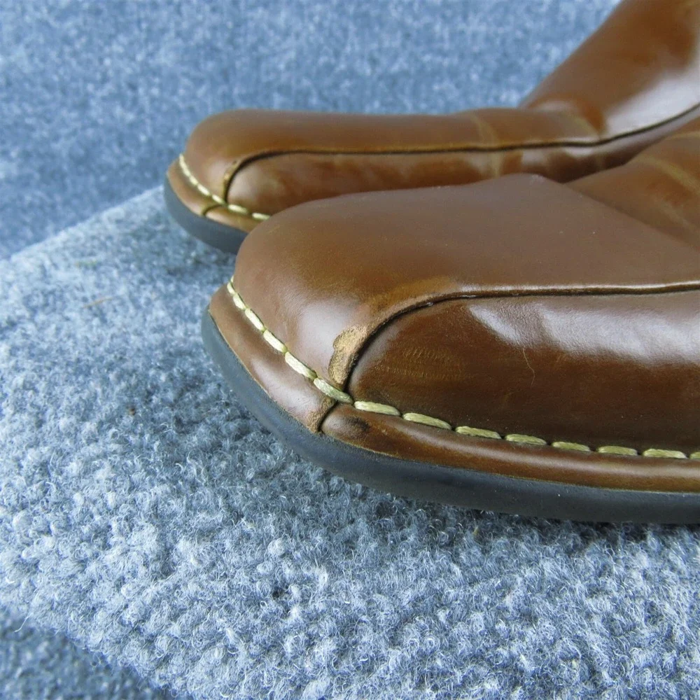 Unlisted Pave‎ Men Loafer Shoes Size 15 Medium Brown Synthetic Slip On